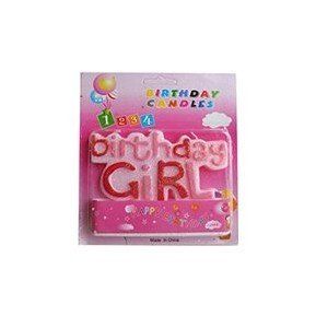 נרות יום הולדת Girl
