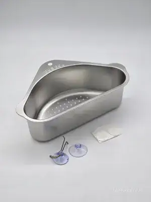 משולש כיור נירוסטה 304 לאשפה