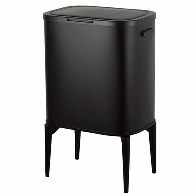 פח מעוצב שחור קטן ,33 ליטר